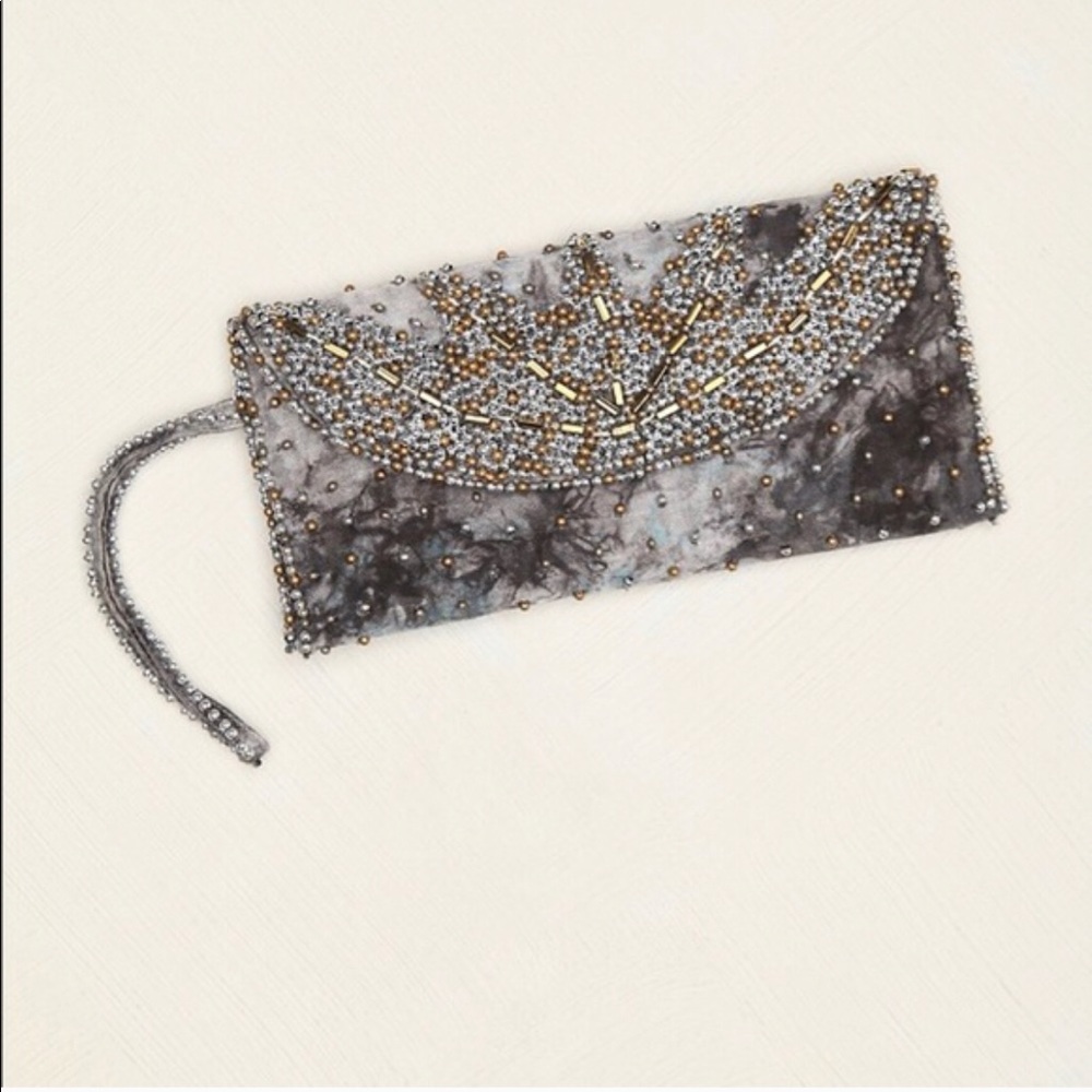 Free people elegant beaded wristlet